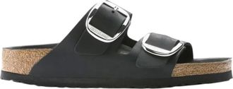 Birkenstock Black Big Buckle Sandals