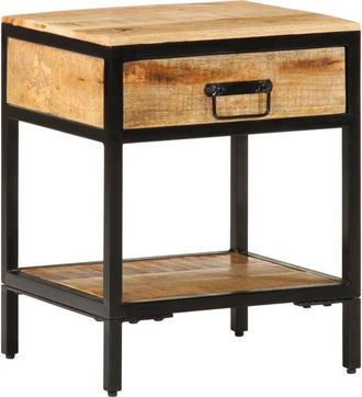 vidaXL Vidaxl - Armario De Noche Marr&oacute;n 40 X 35 X 50 Cm Madera Maciza De Mango