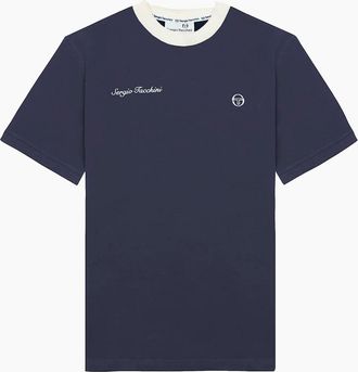 Sergio Tacchini Mens Sergio Tacchini Berto T-Shirt Maritime Blue - Navy - Size: 46