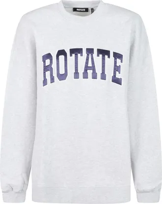 Rotate Rotate Birger Christensen, Hoodies & sweatvesten, Dames, Grijs, S, Leer, Rotate Truien