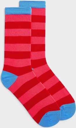 Simons Womens Parasol-stripe socks