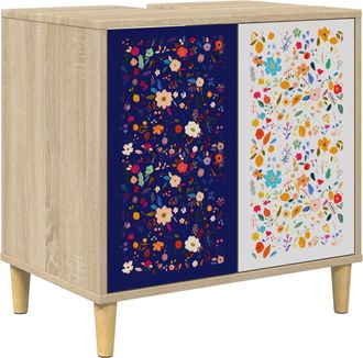 vidaXL Mueble De Cuarto De Ba&ntilde;o Mainz Sonoma 60 X 40 X 60 Cm Vidaxl