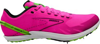 Brooks Womens Draft Xc Lightweight Cross-Country Racing Shoe In Pink/nightlife/black