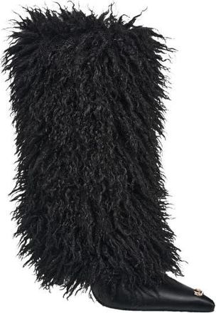 True Religion Carter Faux Fur Boot in Black at Nordstrom, Size 6