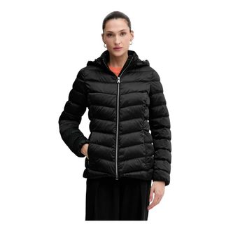 Geox Zosma Quilted Jacket - Dames - Winterjassen - Zwart - L - Leer - Jassen