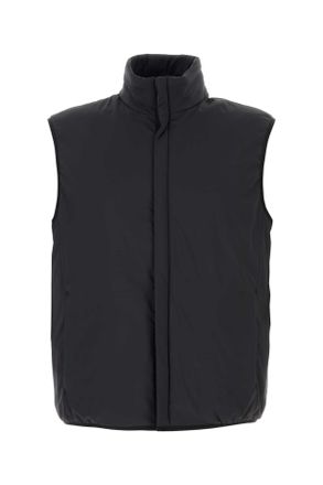 Herno Black Nylon Sleeveless Jacket