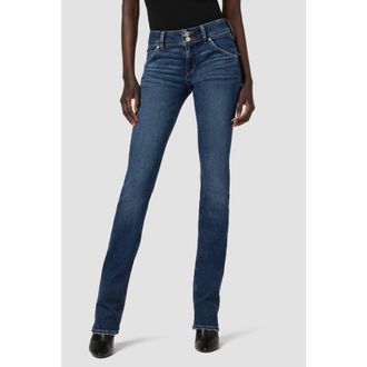 Hudson Beth Mid-Rise Baby Boot in Olympic at Nordstrom, Size 34