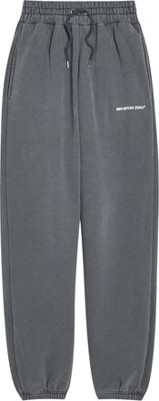 Mki Miyuki Zoku Uniform Logo-print Cotton-blend Sweatpants - Black Other - Xxl