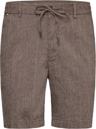 HUGO BOSS Kane 1 Shorts - Heren - Korte Broeken - Bruin - W40 - Leer - Korte Broeken