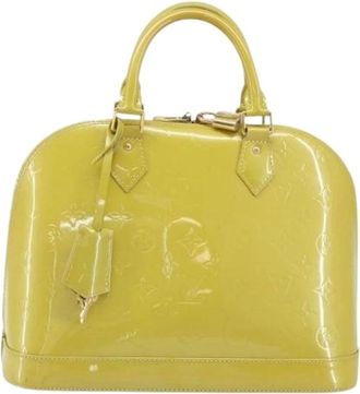 Louis Vuitton Pre-owned Handbags, female, Green, Size: ONE SIZE Pre-owned Alma Handbag