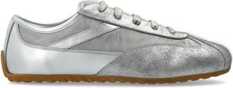 Alexander McQueen Boxe Sneaker - Dames - Sneakers - Grijs - 37 EU - Leer - Schoenen