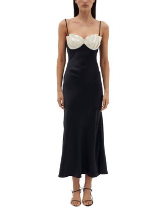 Rachel Gilbert Ryder Wool & Silk-Blend Midi Dress