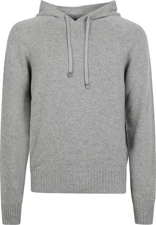 Tom Ford Seamless Cashmere Hoodie - Heren - Hoodies - Grijs - L - Kasjmier - Hoodies & sweatvesten