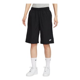 Nike (WMNS) Nike Sportswear Mid-Rise Loose Knee-Length Shorts Black Sail IH8465-010