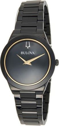 Bulova Modern Bracelet Watch, 32mm in Black at Nordstrom Rack