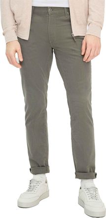 Brax Brax pantalon 5-pocket katoen grijs normale fit
