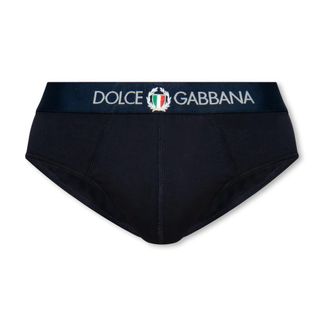 Dolce & Gabbana Onderbroeken met logo - Heren - Onderbroek - Blauw - M - Katoen - Ondergoed