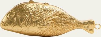 SIMKHAI Splash Fish Minaudiere Clutch Bag