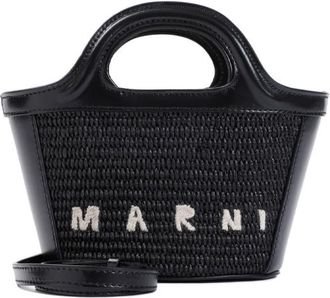 Marni Black Tropicalia Micro Tote