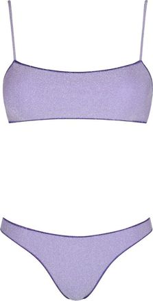 MC2 Saint Barth Bralette Bikini - Dames - Bikinis - Paars - S - Tweed - Badmode