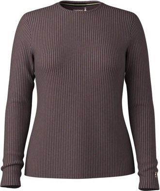 Smartwool Thermal Merino Rib Crew Merinolongsleeve für Damen | grau