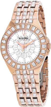 Bulova Womens 98L268 Ladies Phantom Watch - Rose Gold - One Size
