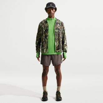 Nike Mens Nike ACG Second Sunrise Dri-FIT ADV 5 Brief-Lined Shorts in Brown | IO9675-004