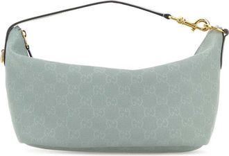 Gucci Light Blue Logo Crossbody Bag