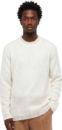Jil Sander Off White Knitted Sweater
