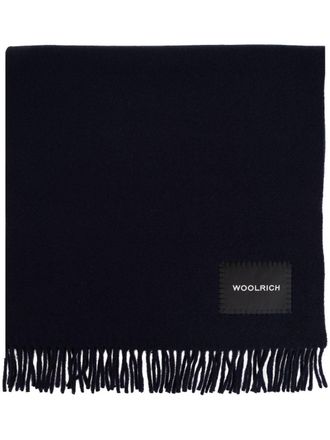 Woolrich pure virgin wool scarf - men - Virgin Wool - One Size - Black