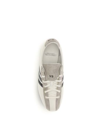 adidas Mens Sneakers Field Off-White-Black-Light Brown Calf Leather Trainers Off-white/black/light