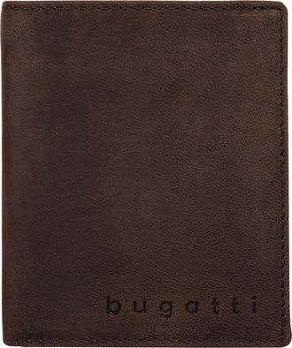 Bugatti Geldb&ouml;rse BUGATTI LUCA, Herren, braun, Leder, unifarben, Kleinlederwaren Geldb&ouml;rse, echt Leder