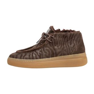 Floris Van Bommel Schoenen, Dames, Bruin, 36 EU, Su&egrave;de, Fygi Veterlaarzen