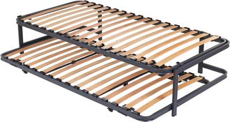 Royal Sleep Cama nido, Negro, 90x190