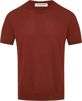 Orlebar Brown Mens Torres Short Sleeve Tee In Canela