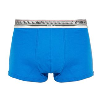 Versace Bottoms, male, Blue, Size: 2XL Cotton Boxer Briefs