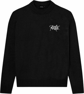 Dolly Noire Stamp Sweater Black