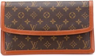 Louis Vuitton Pre-owned Clutches, female, Brown, Size: ONE SIZE Pre-owned Elegant Document Holder