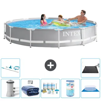Intex Piscina Prism Frame Redonda - 366x76 Cm - 8-piezas S32118