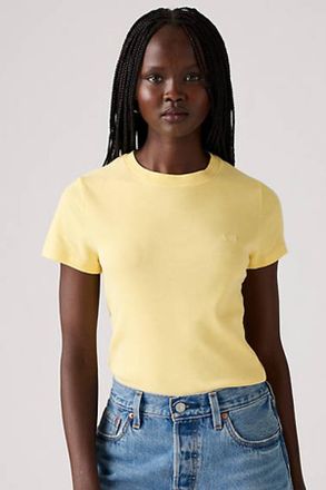 Levi's T-shirt Essential Housemark - Donna - XS - Giallo / Mood Yellow