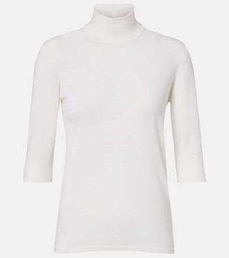 Max Mara Boa virgin wool turtleneck top