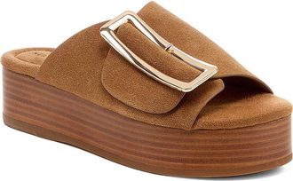 Kelsi Dagger Dover Platform Slide Sandal in Honey at Nordstrom, Size 6.5