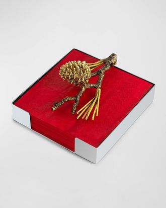 Michael Aram Pine Cone Cocktail Napkin Holder