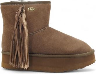 Liu Jo Jane 09 Ankle Boot - Dames - Winterlaarzen - Bruin - 39 EU - Leer - Schoenen