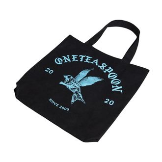 One Teaspoon Tassen, Dames, Zwart, ONE Size, Katoen, Shopper Bag Met Logo