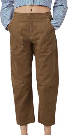 Rag & Bone Womens Leyton Workwear Pants In Olive Green