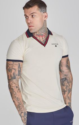 Siksilk Polo crudo para hombre SikSilk XXL