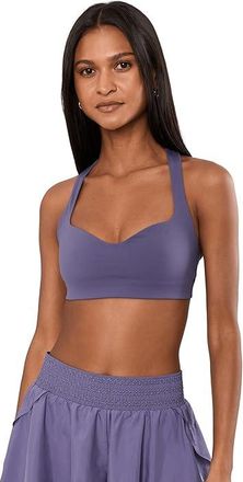 Free People Movement Win Win Sweetheart Bra Womens Bra Graphite : LG (Womens 12-14), Elastane/Polyamide