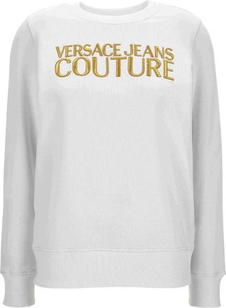 Versace Jeans Couture Sweaters - Dames - Sweatshirts - Wit - 2XS - Hoodies & sweatvesten