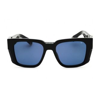 Philipp Plein SPP130M700Y Blue Lens Sunglasses - Black